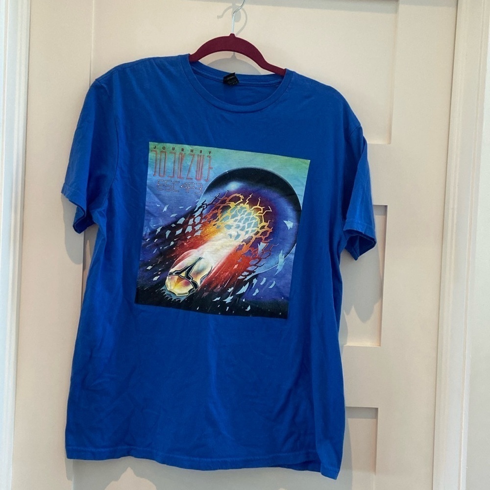 Journey blue tshirt. Excellent condition​​​​​​